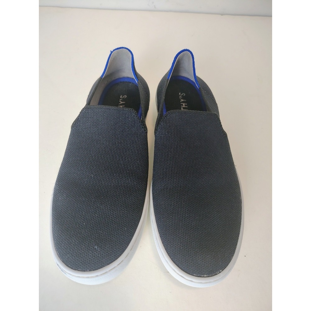 Rothy's The Original Slip-On Sneaker US 9.5 Womens Slip on Black Knit Classic